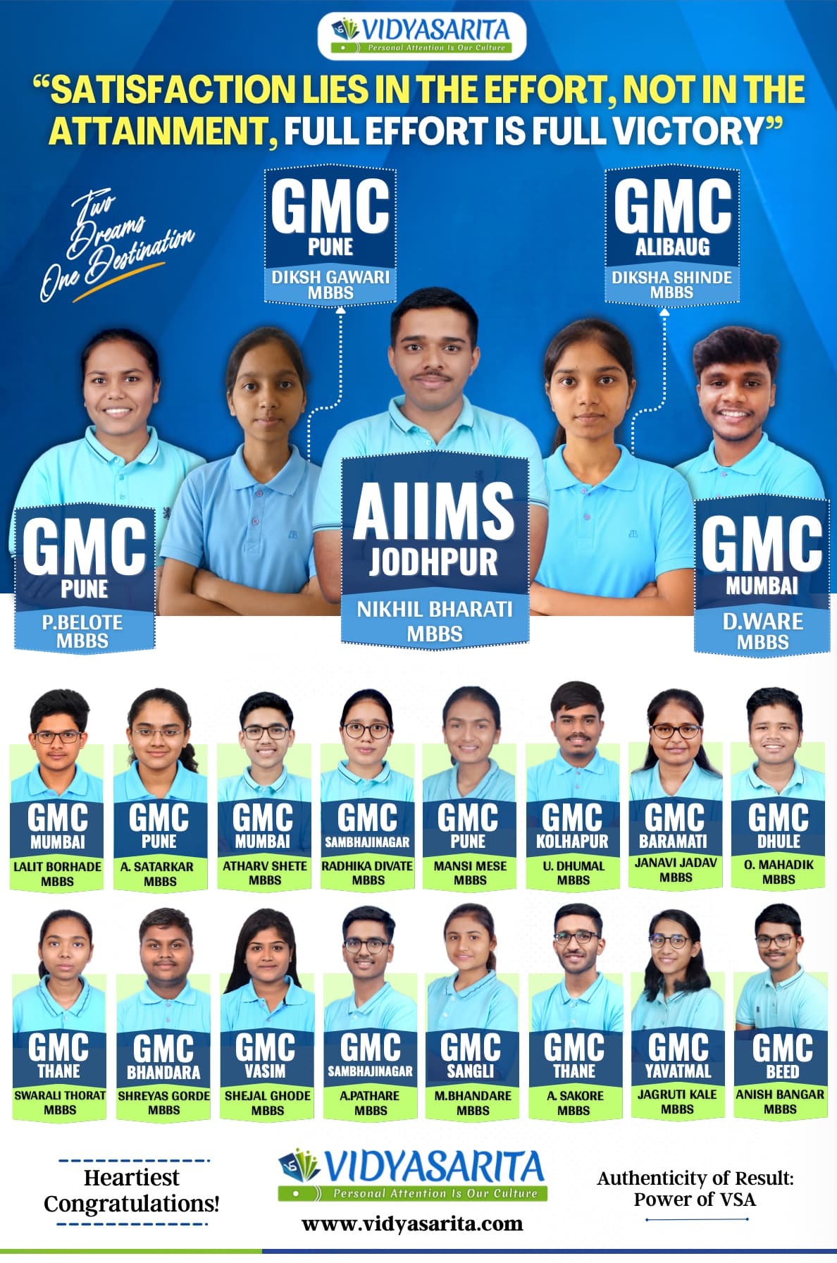 Our Results Speak Poster